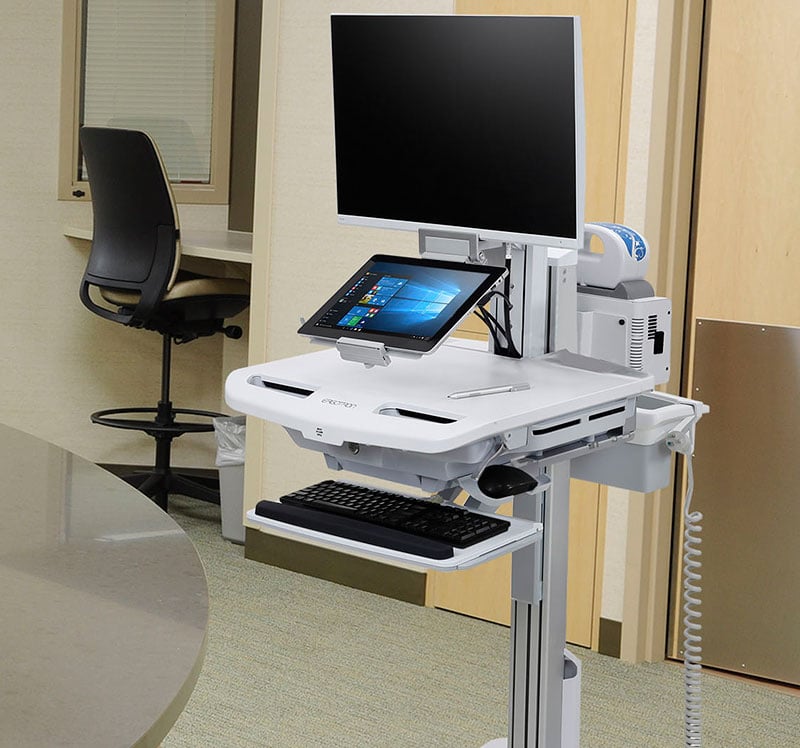 Medical Cart Workstations for Hospitals and Clinics | Ergotron